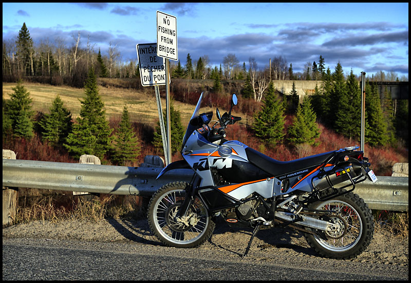 2004 KTM 950 Adventure With Orange Stripes