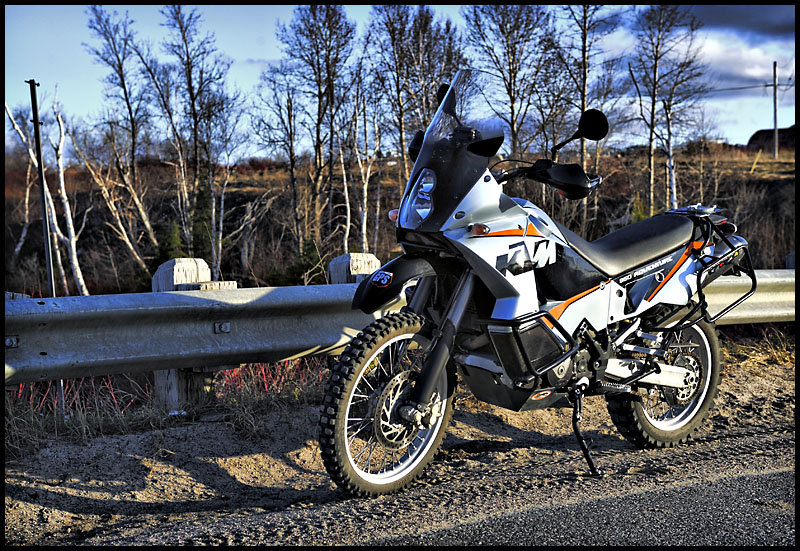 2004 KTM 950 Adventure With Orange Stripes