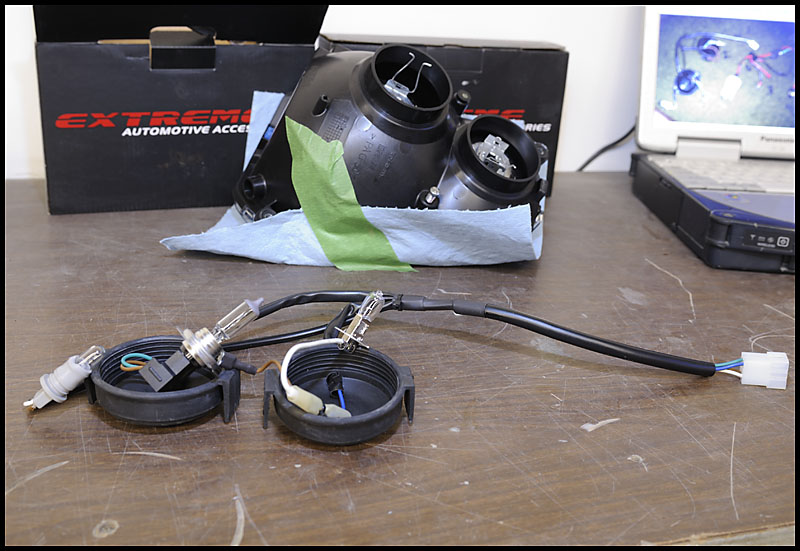 Wiring harness for KTM Euro headlamp