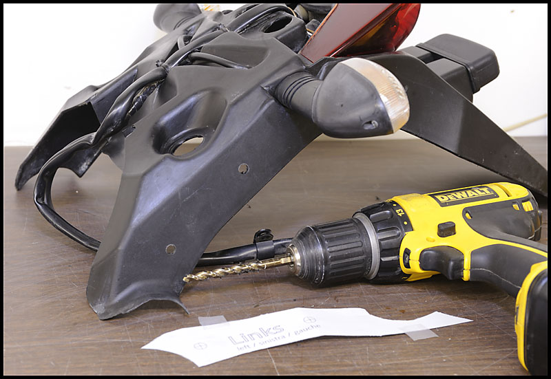 Drilling the 950's tail