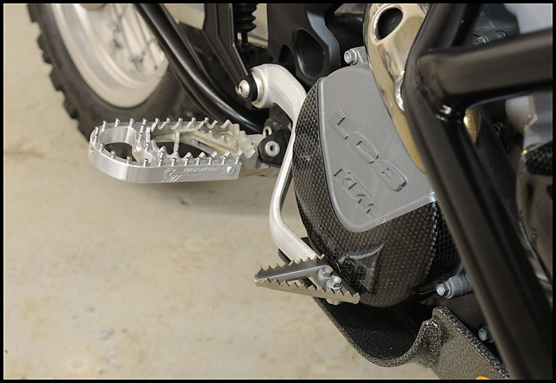 Rugged Roads Brake Pedal Installed on KTM 950 Adventure