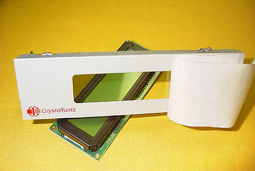 Crystalfontz display and mount