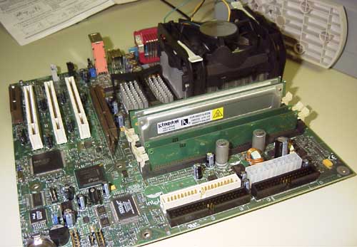 Intel sponcered motherboard and cpu