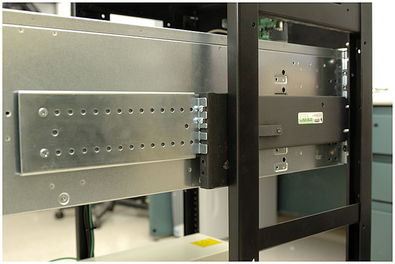 Mounted in rack