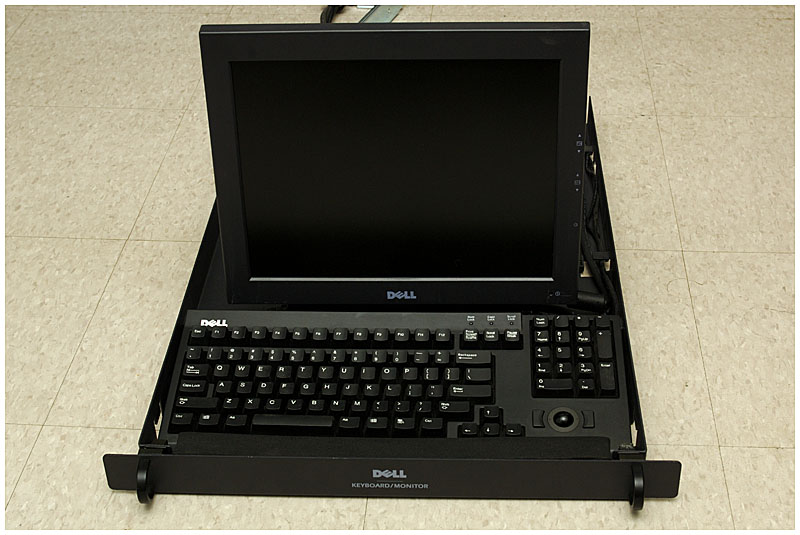 1U monitor/keyboeard/mouse