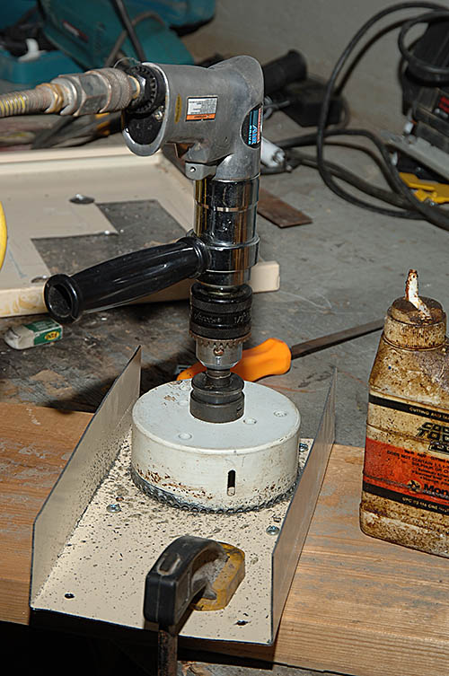 Drilling blowholes