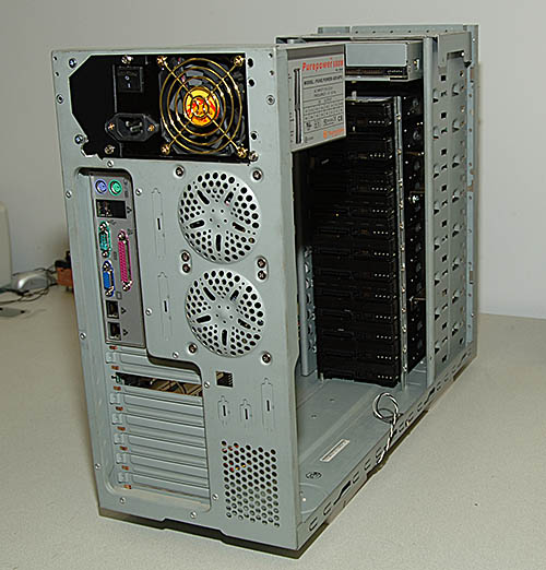 Installed PSU bracket