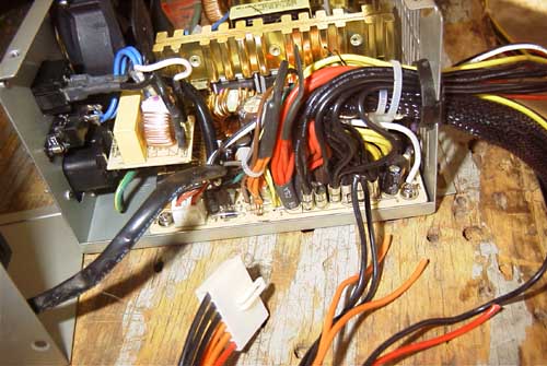 Removing the AUX connecter