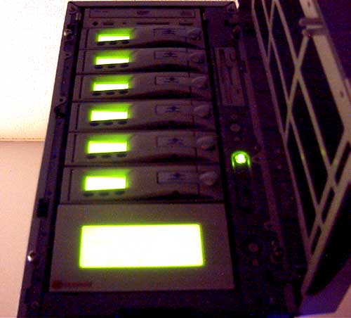 Glowing displays