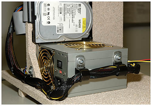 Power supply and system drive in place