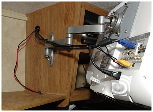 Mounting HDTV