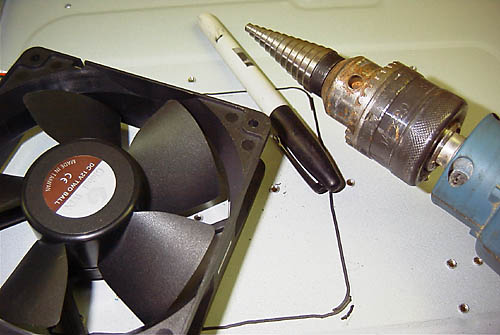 Template for mobo tray
