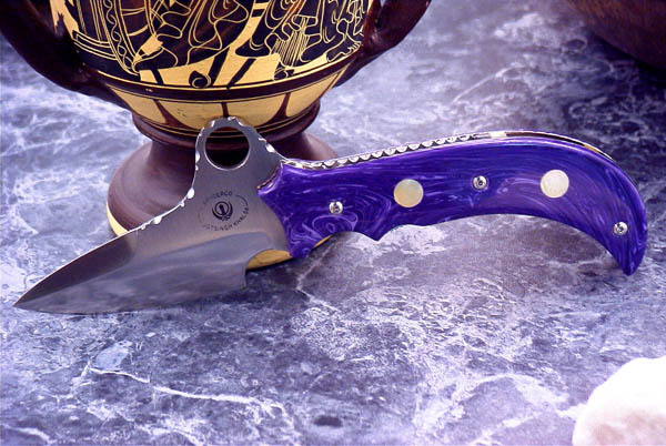 Custom Spyderco Khalsa by Frank Recupero