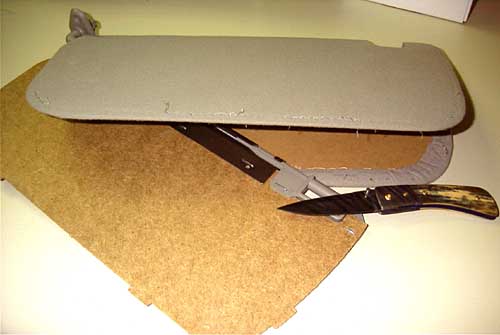 Chopped open viser