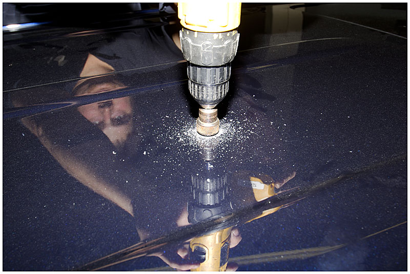 Drilling a hole