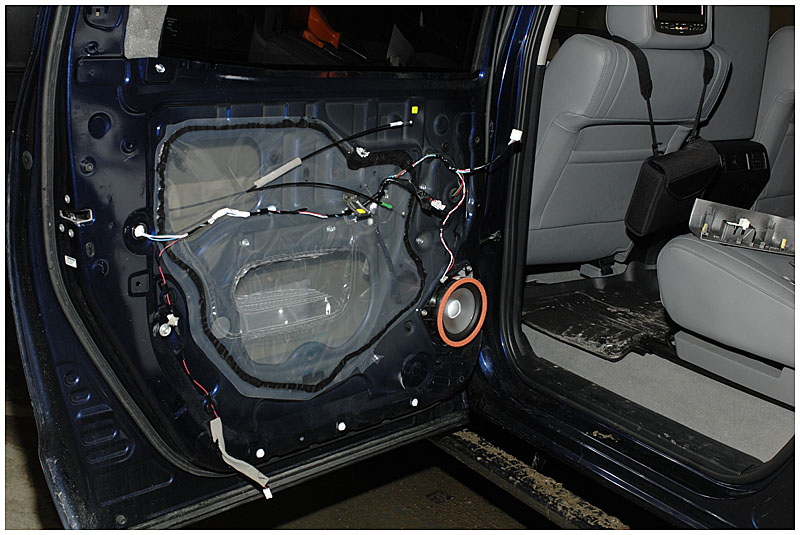 Door skin removed