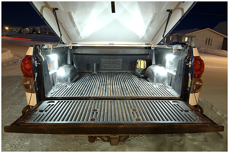 Illuminated bed