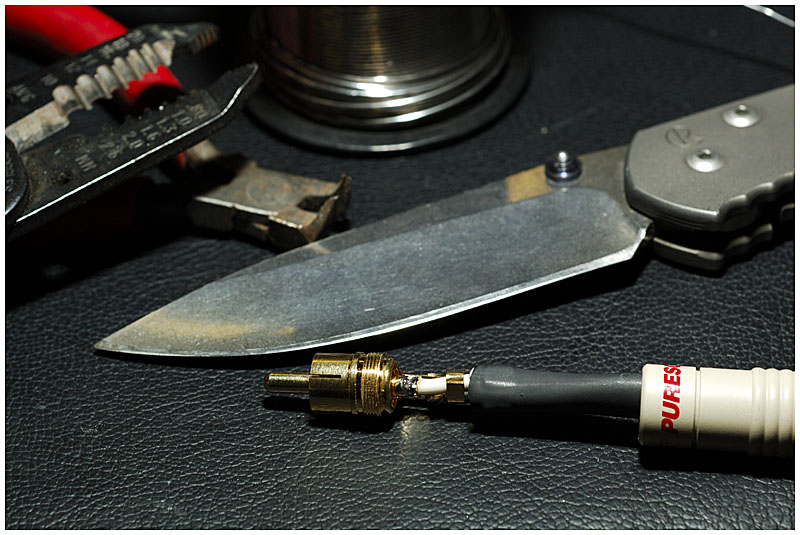 Installing RCA connecters
