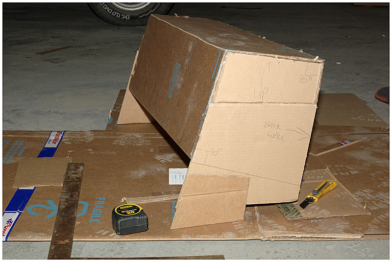 Cardboard mockup