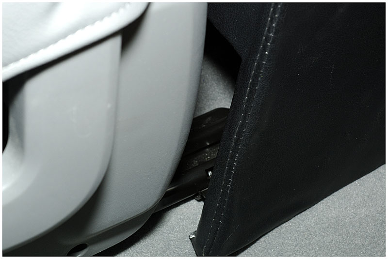 Seat rail in the way