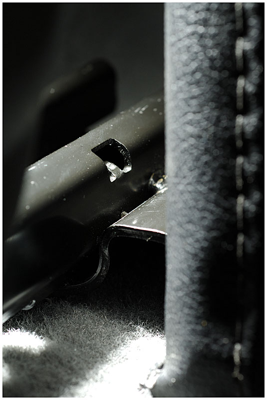 Seat rail in the way