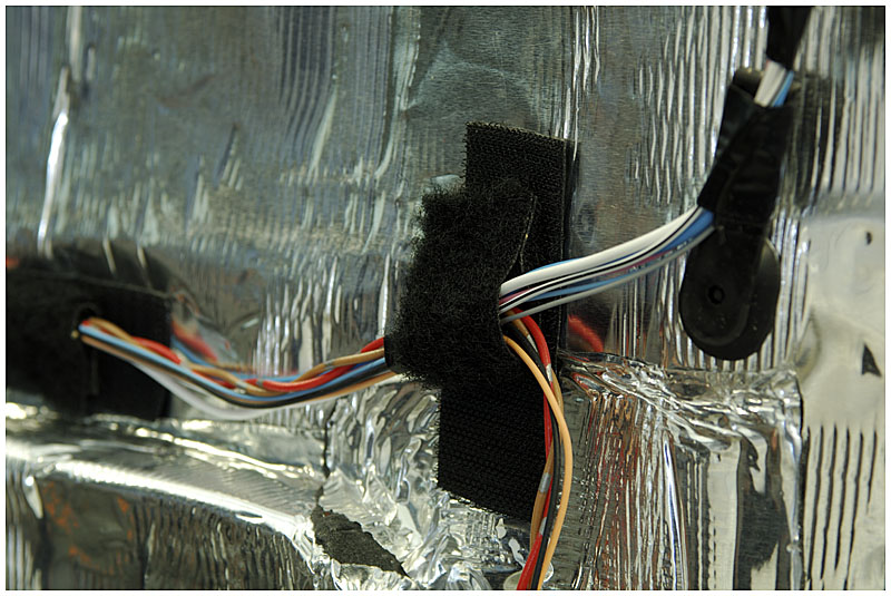 Securing factory wiring