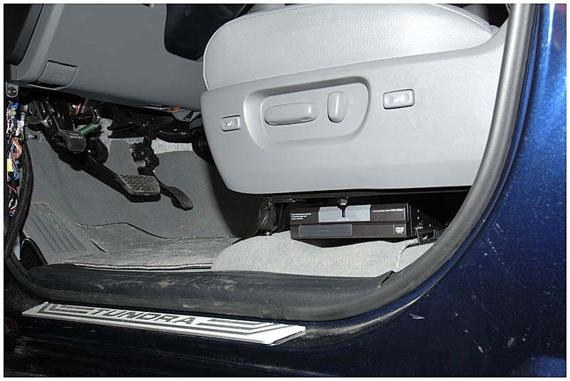 Navigation unit installed