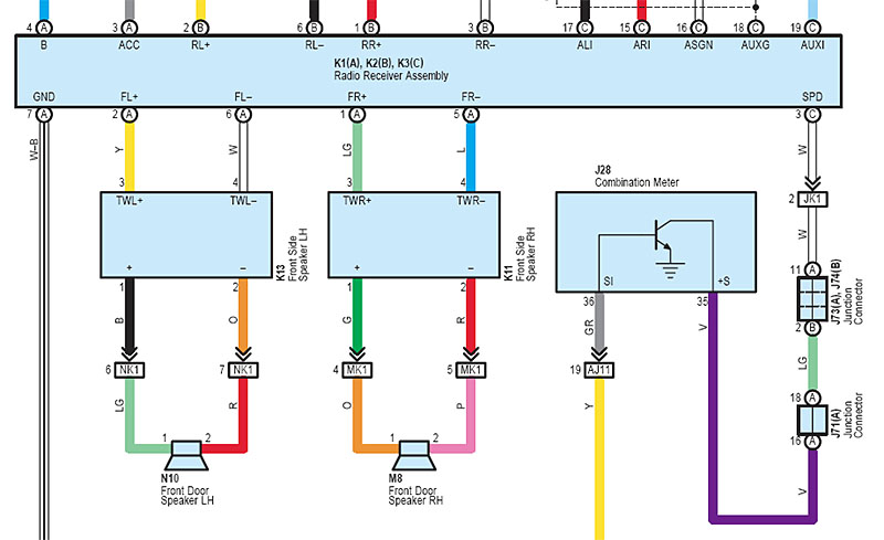 2005 Toyota tundra stereo wiring diagram